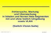 Karl Brand 05/2000 Switch Vision Suite 1 Fehlersuche, Wartung und Überwachung in lokalen und fernen Netz-Segmenten mit und ohne Switch-Umgebung sowie VLAN.
