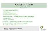 Materialien für die Berufsbildung - Lernsoftware Nürnberg 24. Februar 2006 CAPIERT…??!! Lernen am PC Ausgangssituation Beate Haug - Karr Betriebswirtin.