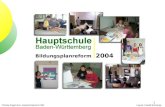 1 Layout: Harald Schempp Bildungsplanreform 2004 Christa Engemann, Kultusministerium BW.