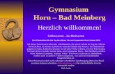 Gymnasium Horn – Bad Meinberg Herzlich willkommen! Zahlensysteme – das Binärsystem Eine Präsentation für den Tag der offenen Tür am Gymnasium Horn (Januar.