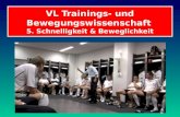 VL Trainings- und Bewegungswissenschaft 5. Schnelligkeit & Beweglichkeit.