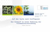 Analytik Institut Rietzler GmbH Schnorrstraße 5a · 90471 Nürnberg Auf der Suche nach Stoffspuren Der Entwurf zu einer Änderung der Trinkwasserverordnung.