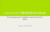 Semantic WebServices Grundlegende Aspekte des Semantic Web © 2003 - Stefan Dreßler.