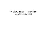 Holocaust Timeline von 1918 bis 1945. Der Versailler Vertrag 1918 - 1933 In dem Versailler Vertrag muss Deutschland 15% von seinem Land abgeben. Deutschland.