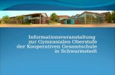 Informationsveranstaltung zur Gymnasialen Oberstufe der Kooperativen Gesamtschule in Schwarmstedt.