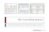 RS-Controlling-System Kurzbeschreibung zum Unternehmensplanungstool.