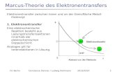 FU Berlin Constanze Donner / Ludwig Pohlmann 2013/20141 Marcus-Theorie des Elektronentransfers Elektronentransfer zwischen Ionen und an der Grenzfläche.