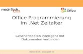 Marcel Gnoth -  Office Programmierung im.Net Zeitalter Geschäftsdaten intelligent mit Dokumenten verbinden.