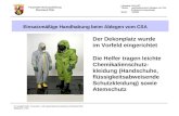 Feuerwehr-Kreisausbildung Rheinland-Pfalz Lehrgang: CSA-AGT Thema: Handhabung beim Ablegen von CSA (Praktische Anwendung) Stand: 10/2004 © Copyright 2004:
