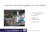 Arbeiten mit Absturzgefahr an Tankstellen BBS-Sicherheitsschulung 2013 Arbeiten von Gerüsten (stationär/ Rollgerüst) Arbeiten von Arbeitsbühnen Leiterarbeiten.