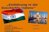 Taj Mahal 7.11.2013 Isabella Lechner Seminar: Buddhismus & Hinduismus Ludwig-Maximilians-Universität München.