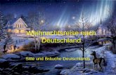 Weihnachtsreise nach Deutschland Sitte und Bräuche Deutschlands.