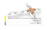 Praxismodell für ein förderdiagnostisches Vorgehen Maeder / Senn 2012.