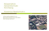 Kooperative Gesamtschule Kirchberg Ausonius Realschule+ Informationsabend zur Berufsorientierung und dem Betriebspraktikum.