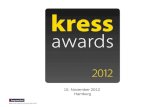 Kress ist eine Marke der Haymarket Media GmbH 15. November 2012 Hamburg.
