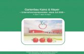 Gartenbau Kainz & Mayer – Unternehmenspräsentation, stand Juli 2009 – P. Kainz / T. Mayer / W. Mayer Gartenbau Mayer & Kainz; A 2283 Obersiebenbrunn, Wienerweg.