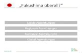 1 I  Fukushima überall? Lokale Auswirkungen Regionale Auswirkungen Global Auswirkungen Nationale Auswirkungen.