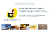 Bäckerei- und Getreidetechnologie Vergleich verschiedener Bake-Off Technologien unter energetischen Aspekten in der Backwarenherstellung Arbeitsgemeinschaft.