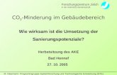 M. Kleemann: Programmgruppe Systemforschung und Technologische Entwicklung (STE) Forschungszentrum Jülich in der Helmholtz-Gemeinschaft CO 2 -Minderung.
