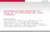 1 Confidential & Proprietary © 2010 Vectronix AG Heerbrugg / Switzerland - All rights reserved Schulungsunterlagen Mängelrüge mit Bezug auf eine Bestellung.