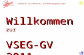 Verband Solothurner Einwohnergemeinden 1 Willkommen zur VSEG-GV 2011.