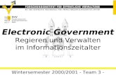 Jurisdiktion: Rechtspflege und Rechtsdatenbanken 12. März 2014 Folie 1Team 3 (Skandinavien) Electronic Government Regieren und Verwalten im Informationszeitalter.