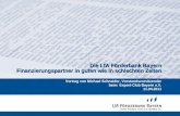 1 /20071 11.04.2011 Die LfA Förderbank Bayern Finanzierungspartner in guten wie in schlechten Zeiten Vortrag von Michael Schneider, Vorstandsvorsitzender.
