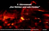 F. Dürrenmatt Der Richter und sein Henker Fotoroman von Cornelius Maurer, Jonathan Fritz, Jannik Deger, Denis Bessinger und Philipp Damm 10.03.2014.