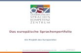 Das europäische Sprachenportfolio/SPIN-Tagung/Nezbeda/November 2008 1 Das europäische Sprachenportfolio Ein Projekt des Europarates.
