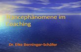 Dr. Elke Berninger-Schäfer Trancephänomene im Coaching Dr. Elke Berninger-Schäfer.