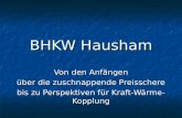 BHKW Hausham Von den Anfängen über die zuschnappende Preisschere bis zu Perspektiven für Kraft-Wärme-Kopplung.
