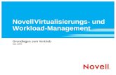 Novell Virtualisierungs- und Workload-Management Grundlagen zum Vertrieb Mai 2009.