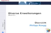 Http://  1 Copyright 2005 SCADA SOFT AG Diverse Erweiterungen Wizcon 9.1 Übersicht Philipp Rüegg.