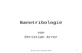 Nanotribologie von Christian Arrer Universität Salzburg 20131.