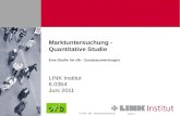 6.0354 sfb - Marktuntersuchung Seite 1 LINK Institut 6.0354 Juni 2011 Marktuntersuchung - Quantitative Studie Eine Studie für sfb - Zusatzauswertungen.