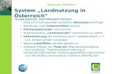 Save our Surface System Landnutzung in Österreich Ausgangspunkt; internationaler Kontext Peak Oil & Klimawandel verstärken Biomassenachfrage Nachfrage.