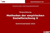 Www.donsbach.net Prof. Donsbach Philosophische Fakultät – Institut für Kommunikationswissenschaft Ringvorlesung Methoden der empirischen Sozialforschung.