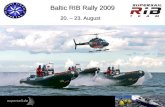 Baltic RIB Rally 2009 20. – 23. August. Inhalt 1.Baltic RIB Rally 2.Event 3.Location 4.Wer kann mitmachen ? 5.Begleitschiff 6.Ablaufplan 7.Preise.