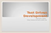 Test Driven Development - Romano Adler- .