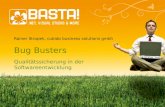Rainer Stropek, cubido business solutions gmbh Bug Busters Qualitätssicherung in der Softwareentwicklung.