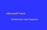 Microsoft Paint Einführung in das Programm. Überblick Wie startet man MS Paint? Wie ändert man die Farbe? Wie benutzt man die wichtigsten Werkzeuge? Wie.