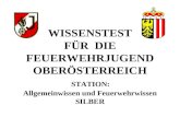WISSENSTEST FÜR DIE FEUERWEHRJUGEND OBERÖSTERREICH STATION: Allgemeinwissen und Feuerwehrwissen SILBER.