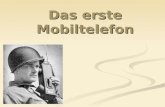 Das erste Mobiltelefon. Die Idee des Mobiltelefons 1932 (vor 78 Jahren): Die erste exakte Beschreibung eines Mobiltelefons ist in einem Kinderbuch zu.