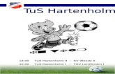 13:00 TuS Hartenholm II – SV Weede II 15:00 TuS Hartenholm I – TSV Lentförden I.