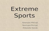 Extreme Sports Katarzyna Walczyk Katarzyna Pietrzyk Aleksandra Nowak.