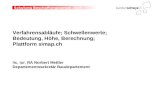 Schulung Beschaffungswesen 2005 Verfahrensabläufe; Schwellenwerte; Bedeutung, Höhe, Berechnung; Plattform simap.ch lic. iur. RA Norbert Mettler Departementssekretär.