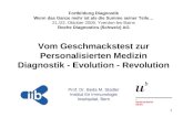 1 Prof. Dr. Beda M. Stadler Institut für Immunologie Inselspital, Bern Vom Geschmackstest zur Personalisierten Medizin Diagnostik - Evolution - Revolution.