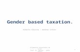 Gender based taxation. Alberto Alesina – Andrea Ichino 1 Allgemeine Steuerlehre WS 11/12 Prof. Dr. Becker - Janek Steitz.