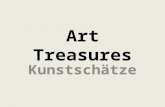 Art Treasures Kunstschätze. the essay der Aufsatz.