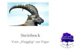 Steinbock Vom Flegglig zur Figur. Gut getrocknetes Lindenholz, in handliche Stücke zerteilt.